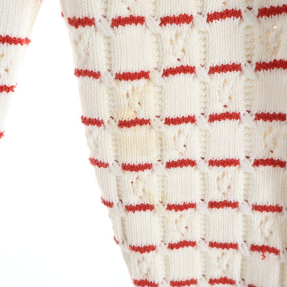 Chanel Rhinestone Bijou Button Long Sleeve Knit Cardigan White — view 7