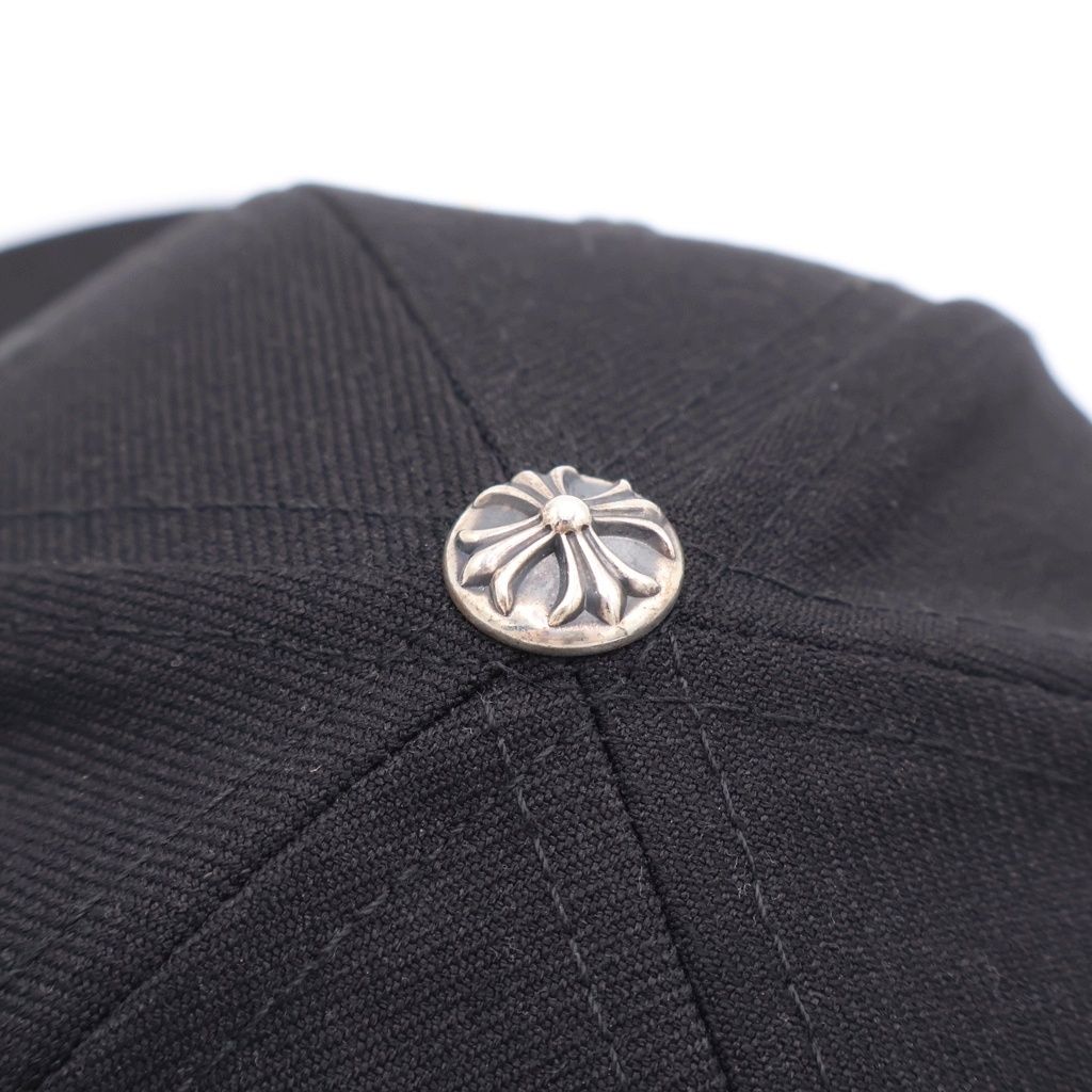 Chrome Hearts CH Basreball Trucker Cap CH Baseball Truck Khaki Cap Black — view 6