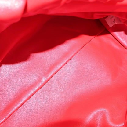 Bottega Veneta the Chain Pouch Shoulder Bag Red Leather Silver — view 5