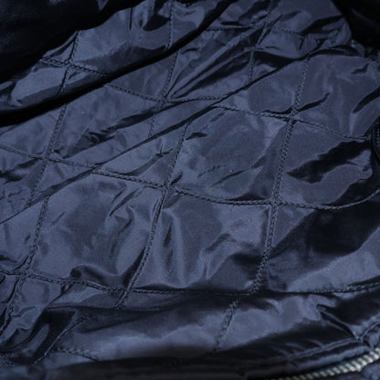 Prada Bomber Tessuto 2-Way Shoulder Bag Black Nylon Silver — view 5
