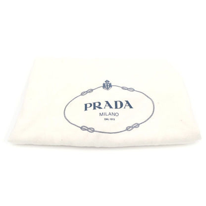Prada Bomber Tessuto 2-Way Shoulder Bag Black Nylon Silver — view 6