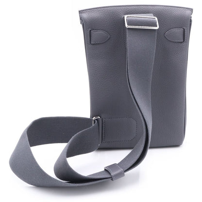 Hermes Hac a Dos PM Shoulder Bag Gray Togo Leather Silver — view 2