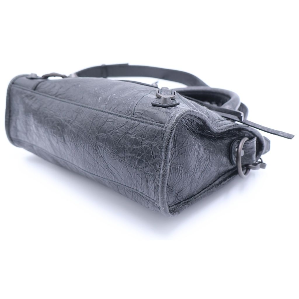 Balenciaga le City Mini Leather 2-Way Bag Black — view 6