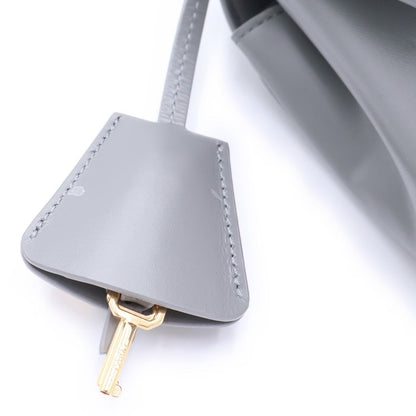 Celine 16 Saise Small 2-Way Mini Shoulder Bag Gray Leather Gold — view 6