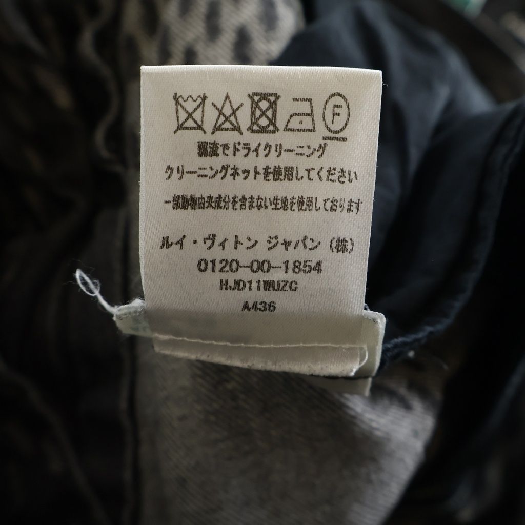 Louis Vuitton Giant Damier Waves Monogram Pants Denim Black — view 8