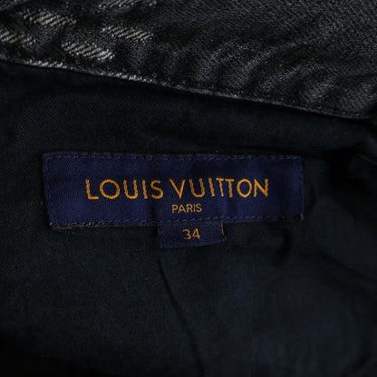Louis Vuitton Giant Damier Waves Monogram Pants Denim Black — view 6