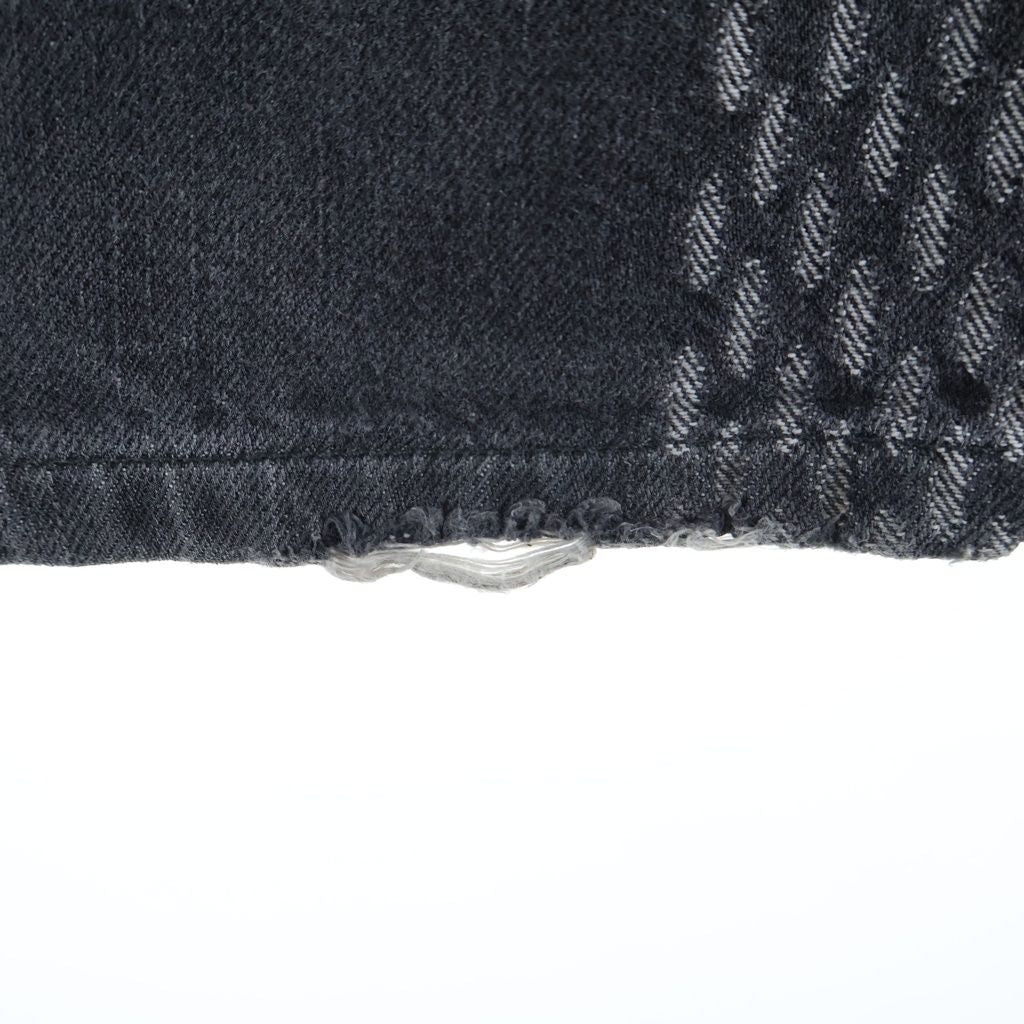 Louis Vuitton Giant Damier Waves Monogram Pants Denim Black — view 5