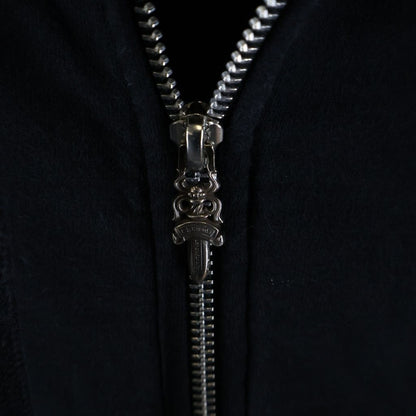 Chrome Hearts Sweatshirt HD Zip Chest Logo Print Back Arch Thermal Zip — view 6