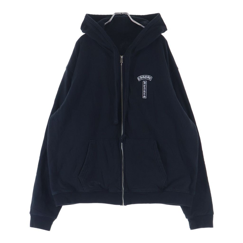 Chrome Hearts Sweatshirt HD Zip Chest Logo Print Back Arch Thermal Zip — view 2