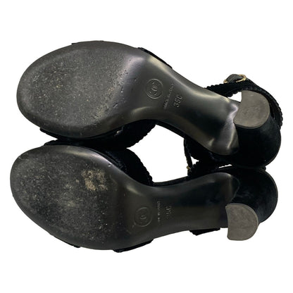 Chanel Sandals 35 C Black Pearl — view 8