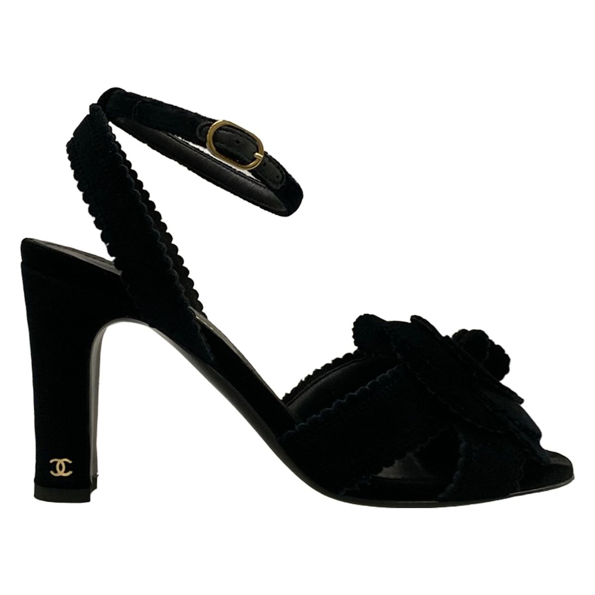 Chanel Sandals 35 C Black Pearl — view 4