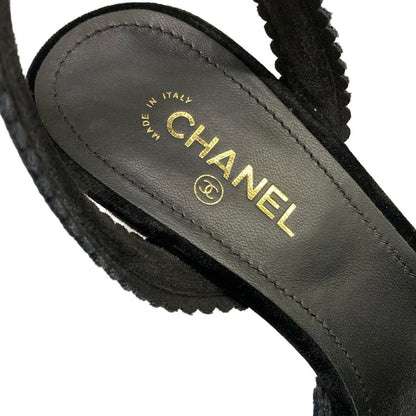 Chanel Sandals 35 C Black Pearl — view 9