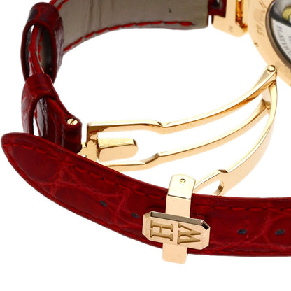 Harry Winston Premier 45 Pieces Limited Watch 18k Pink Gold Leather — view 8