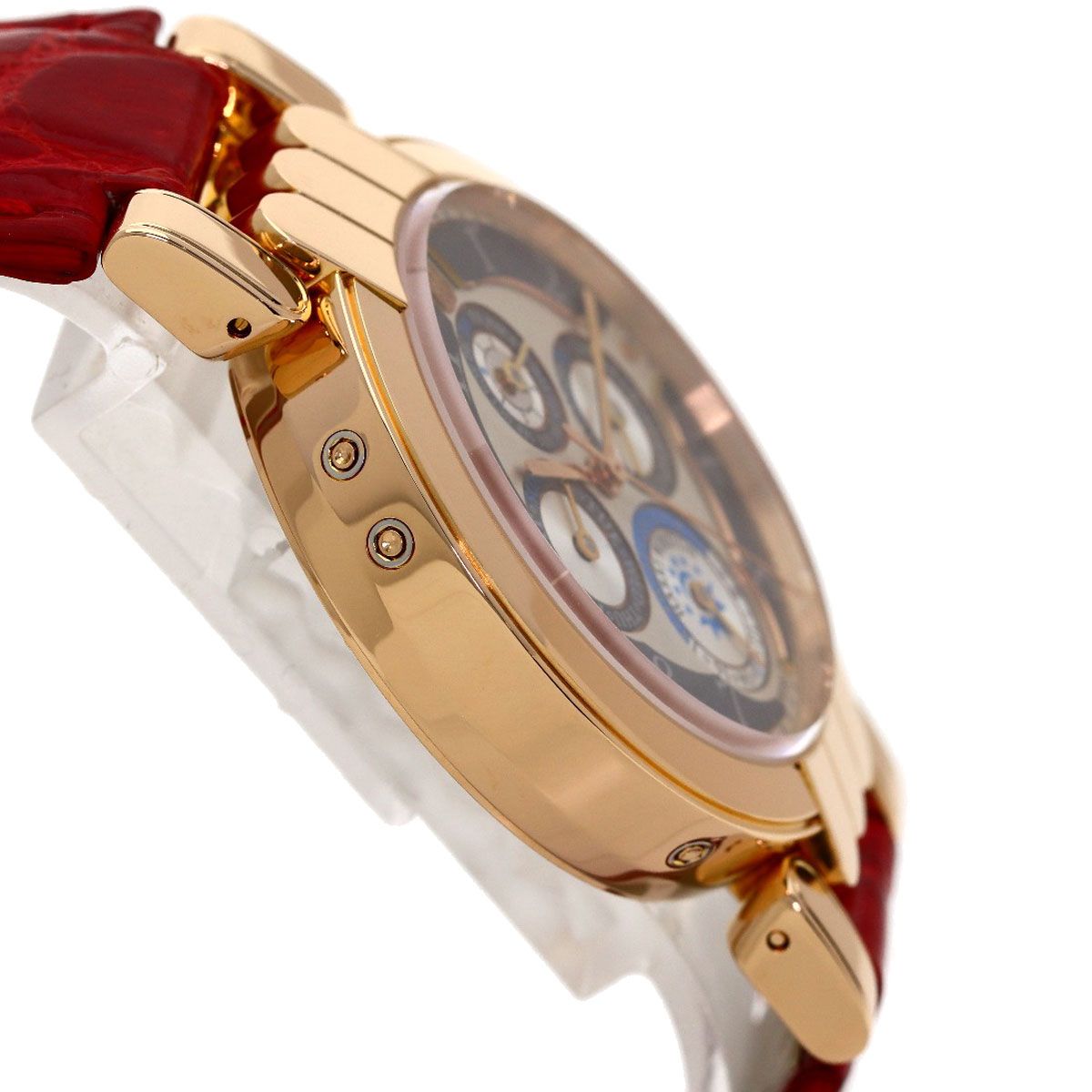 Harry Winston Premier 45 Pieces Limited Watch 18k Pink Gold Leather — view 6