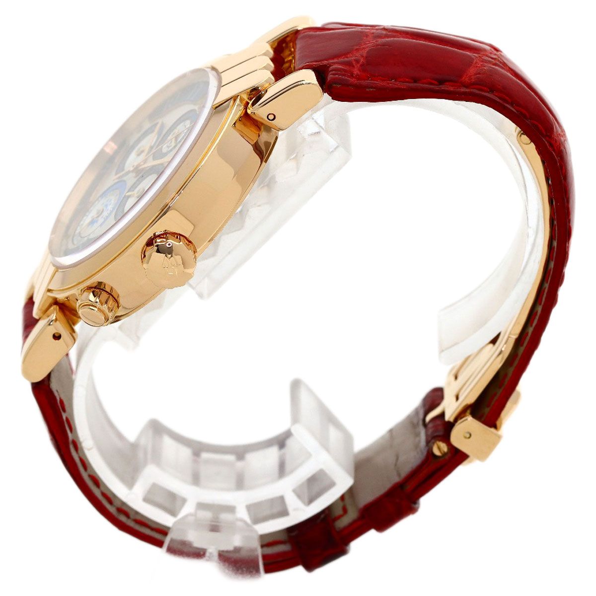 Harry Winston Premier 45 Pieces Limited Watch 18k Pink Gold Leather — view 2