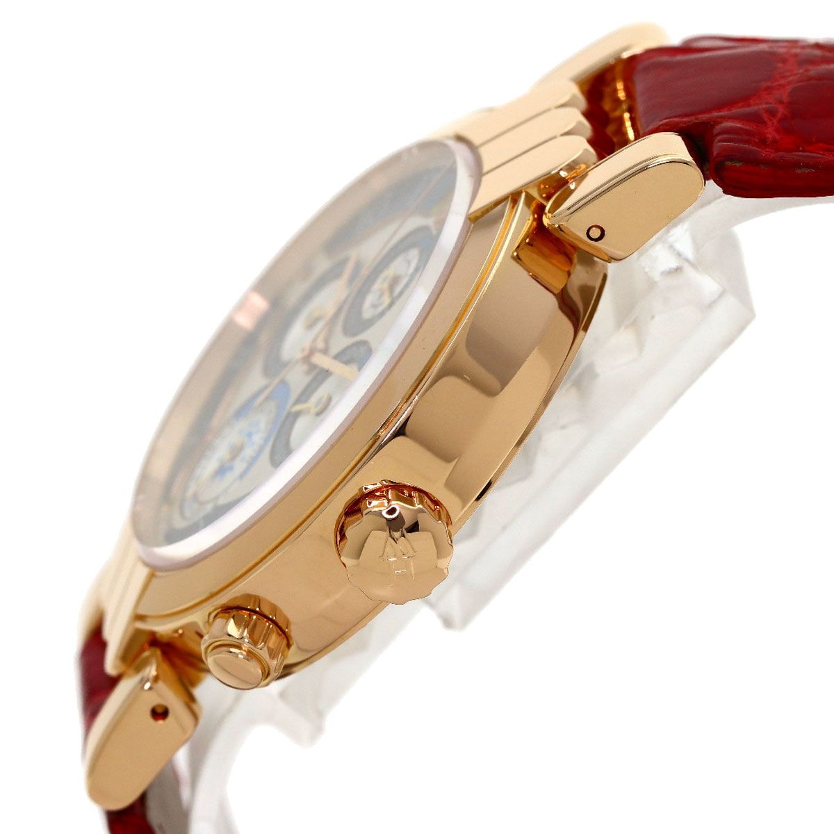 Harry Winston Premier 45 Pieces Limited Watch 18k Pink Gold Leather — view 5
