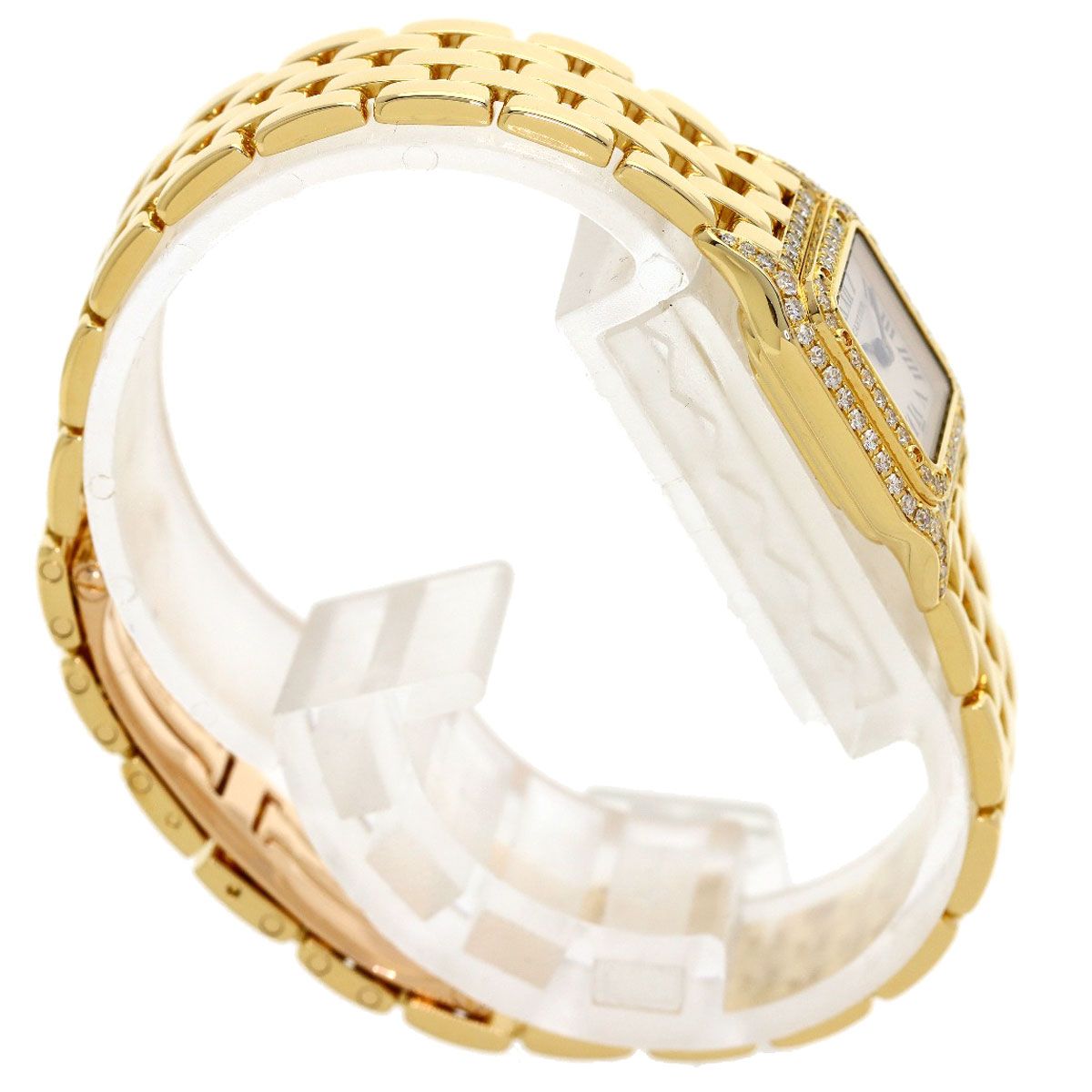 Cartier Mini Panther Watch 18k Yellow Gold Diamond — view 2