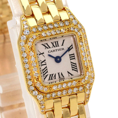 Cartier Mini Panther Watch 18k Yellow Gold Diamond — view 4