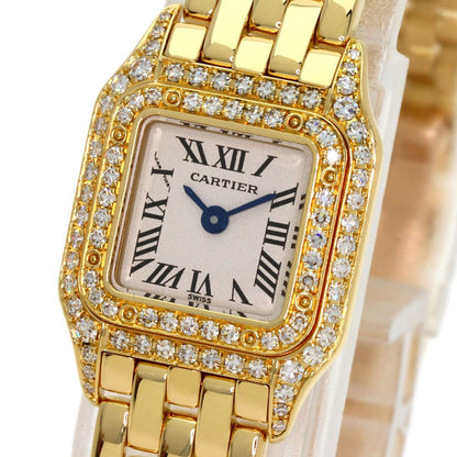 Cartier Mini Panther Watch 18k Yellow Gold Diamond — view 3