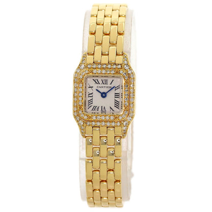 Cartier Mini Panther Watch 18k Yellow Gold Diamond