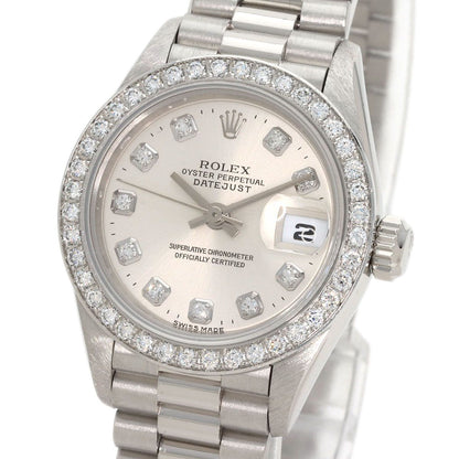 Rolex Datejust Diamond Watch PT — view 3