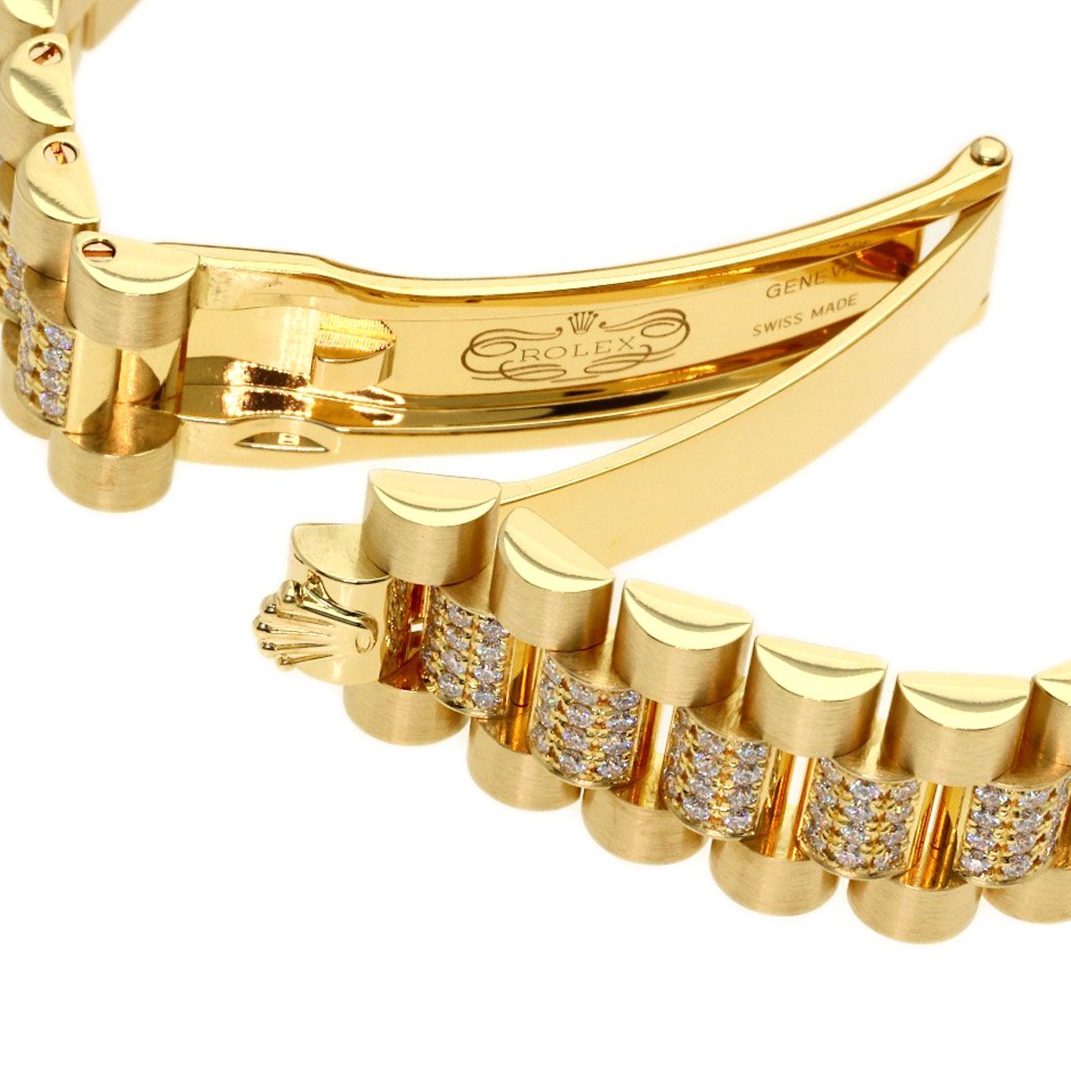 Rolex Datejust Diamond Watch 18k Yellow Gold Goldx — view 8