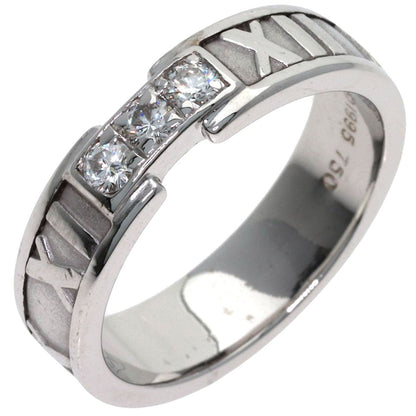 Tiffany & Co Atlas Diamond Ring 18k White Gold — view 2