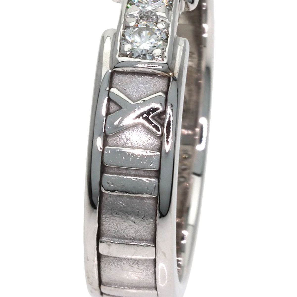 Tiffany & Co Atlas Diamond Ring 18k White Gold — view 7