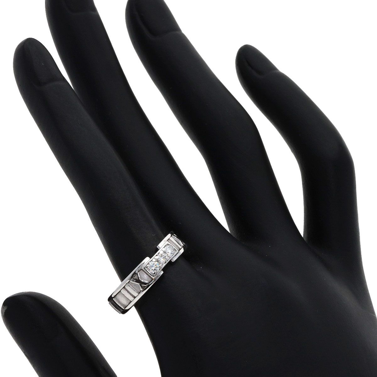 Tiffany & Co Atlas Diamond Ring 18k White Gold — view 6