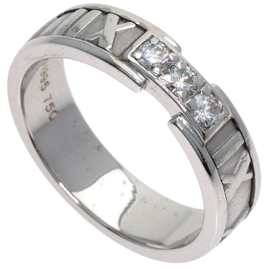 Tiffany & Co Atlas Diamond Ring 18k White Gold