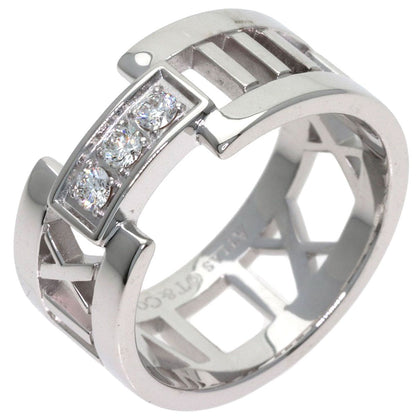 Tiffany & Co Atlas Open Diamond Ring 18k White Gold — view 2