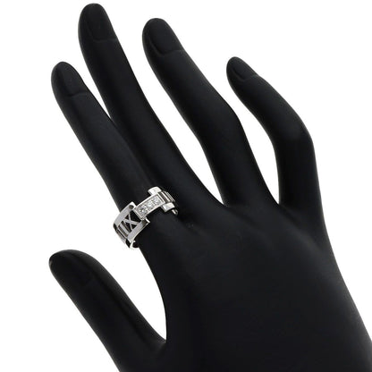 Tiffany & Co Atlas Open Diamond Ring 18k White Gold — view 6