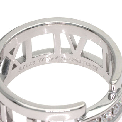 Tiffany & Co Atlas Open Diamond Ring 18k White Gold — view 5