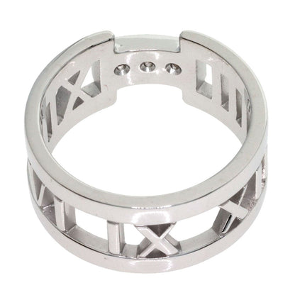 Tiffany & Co Atlas Open Diamond Ring 18k White Gold — view 4