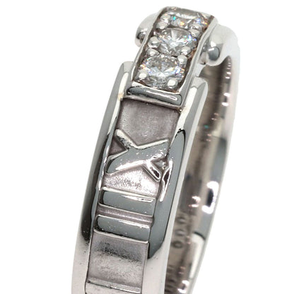 Tiffany & Co Atlas Diamond Ring 18k White Gold — view 8