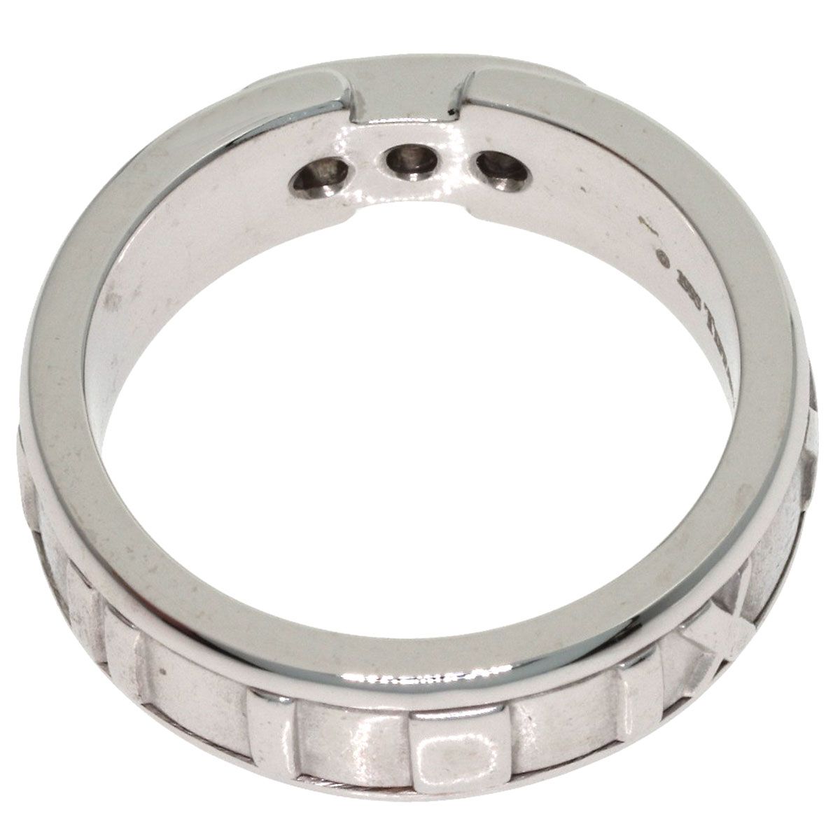 Tiffany & Co Atlas Diamond Ring 18k White Gold — view 4