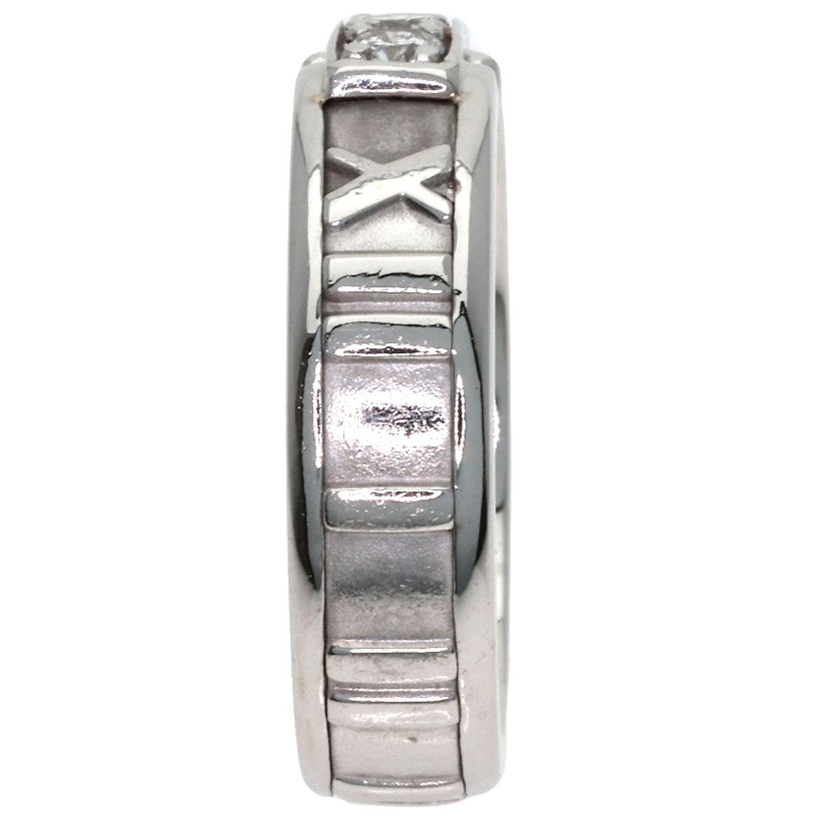 Tiffany & Co Atlas Diamond Ring 18k White Gold — view 3