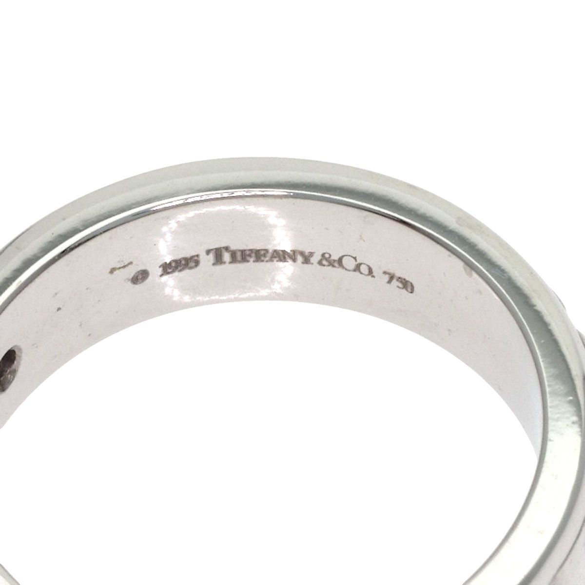 Tiffany & Co Atlas Diamond Ring 18k White Gold — view 5