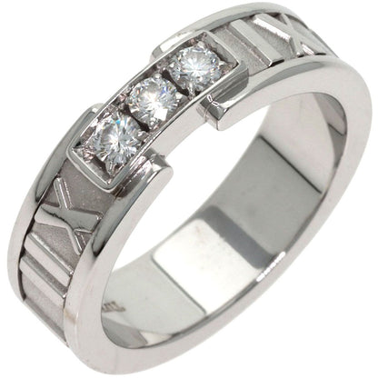 Tiffany & Co Atlas Diamond Ring 18k White Gold — view 2
