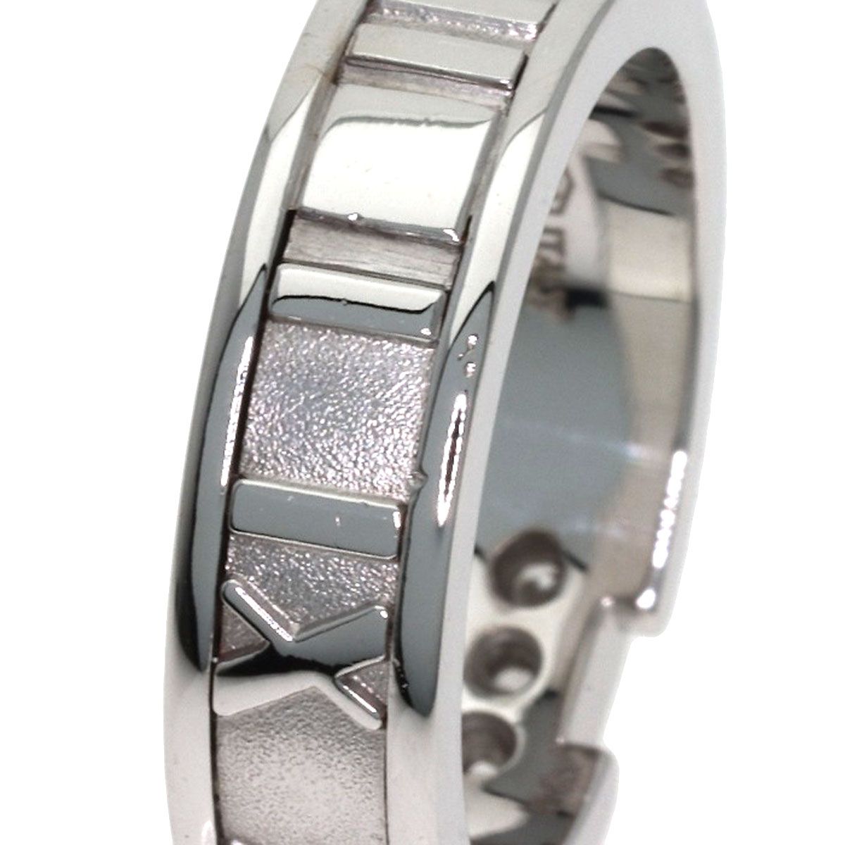 Tiffany & Co Atlas Diamond Ring 18k White Gold — view 7