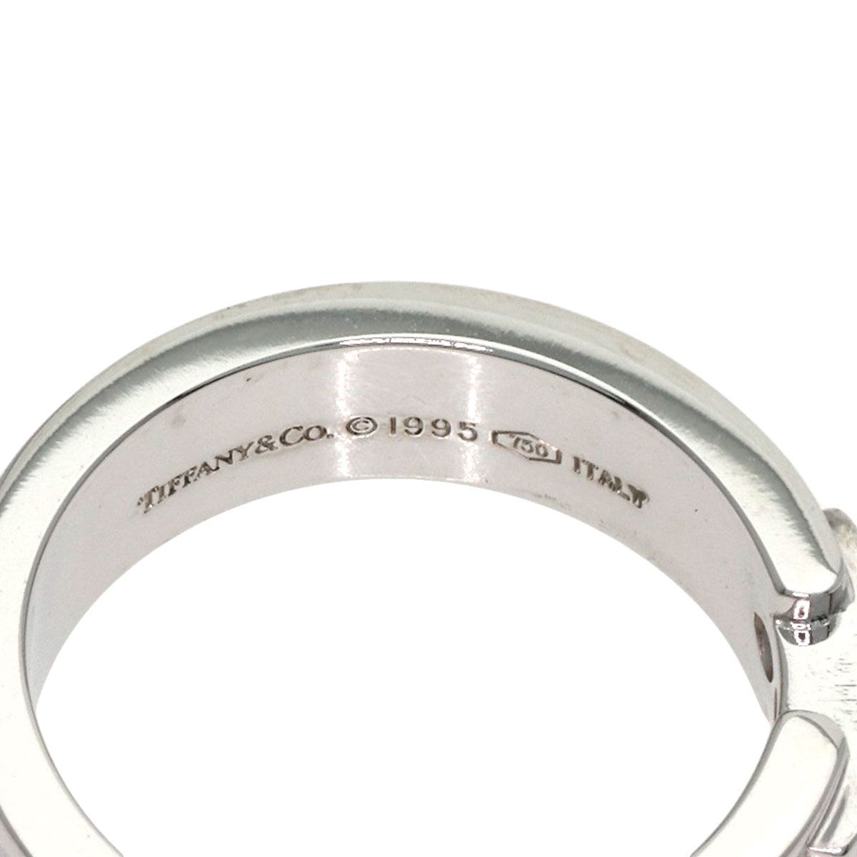 Tiffany & Co Atlas Diamond Ring 18k White Gold — view 5