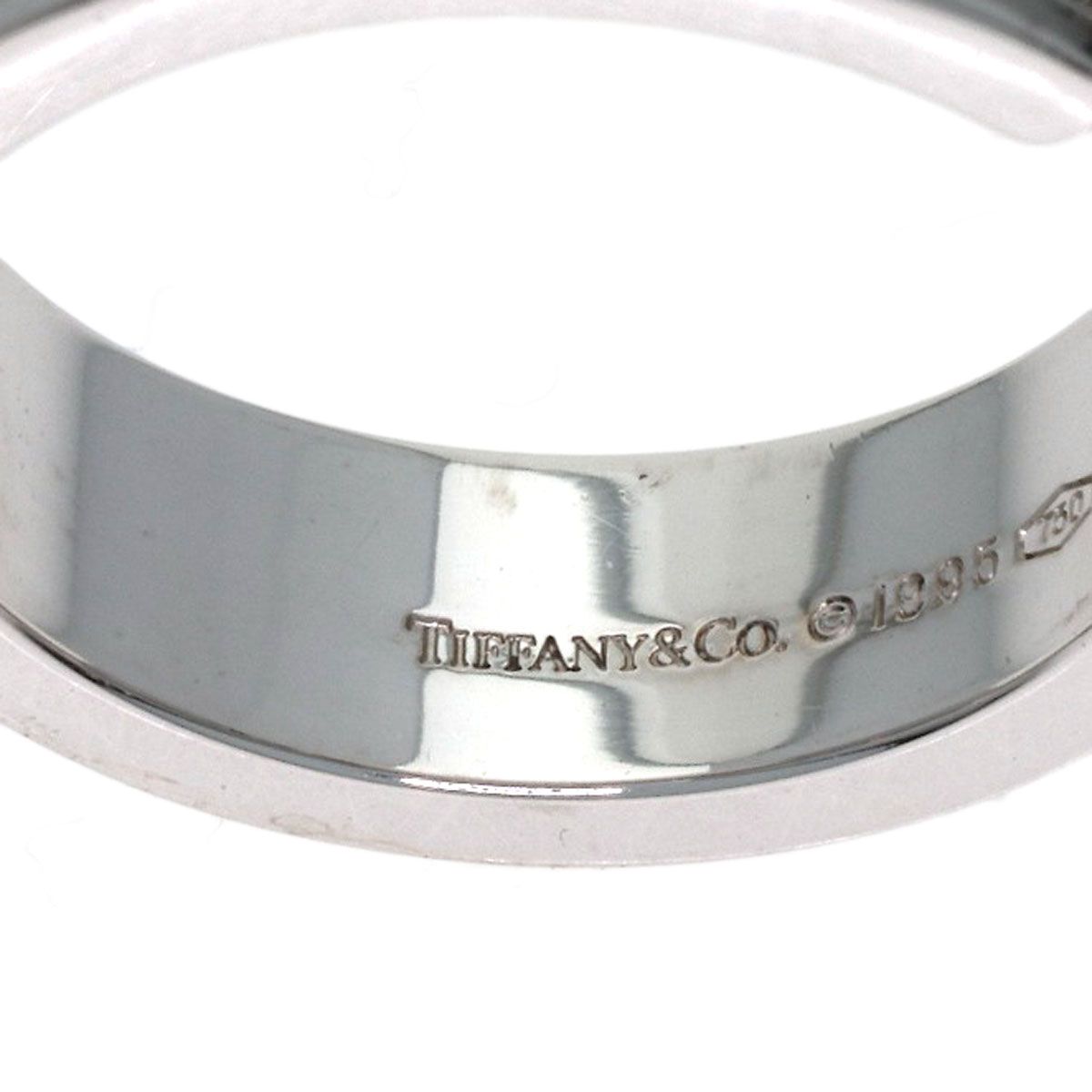 Tiffany & Co Atlas Diamond Ring 18k White Gold — view 9