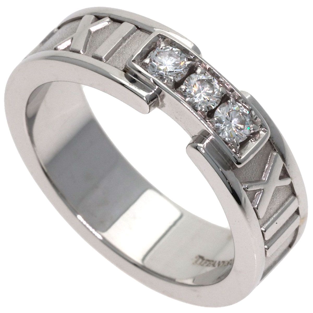 Tiffany & Co Atlas Diamond Ring 18k White Gold