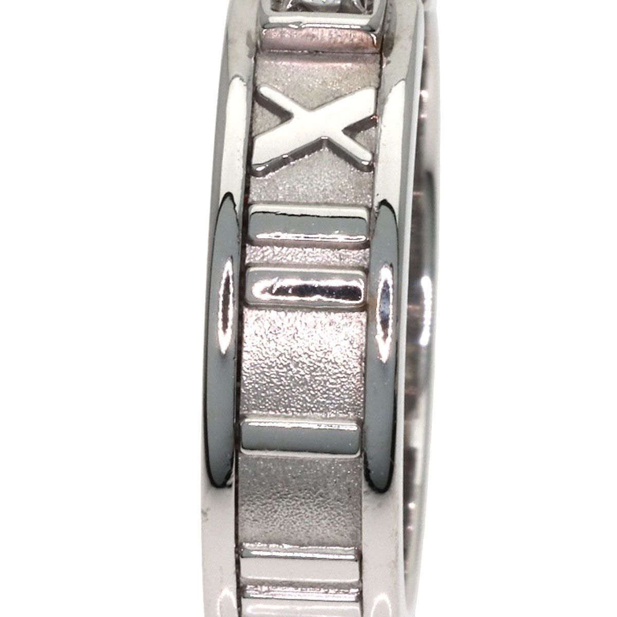 Tiffany & Co Atlas Diamond Ring 18k White Gold — view 3