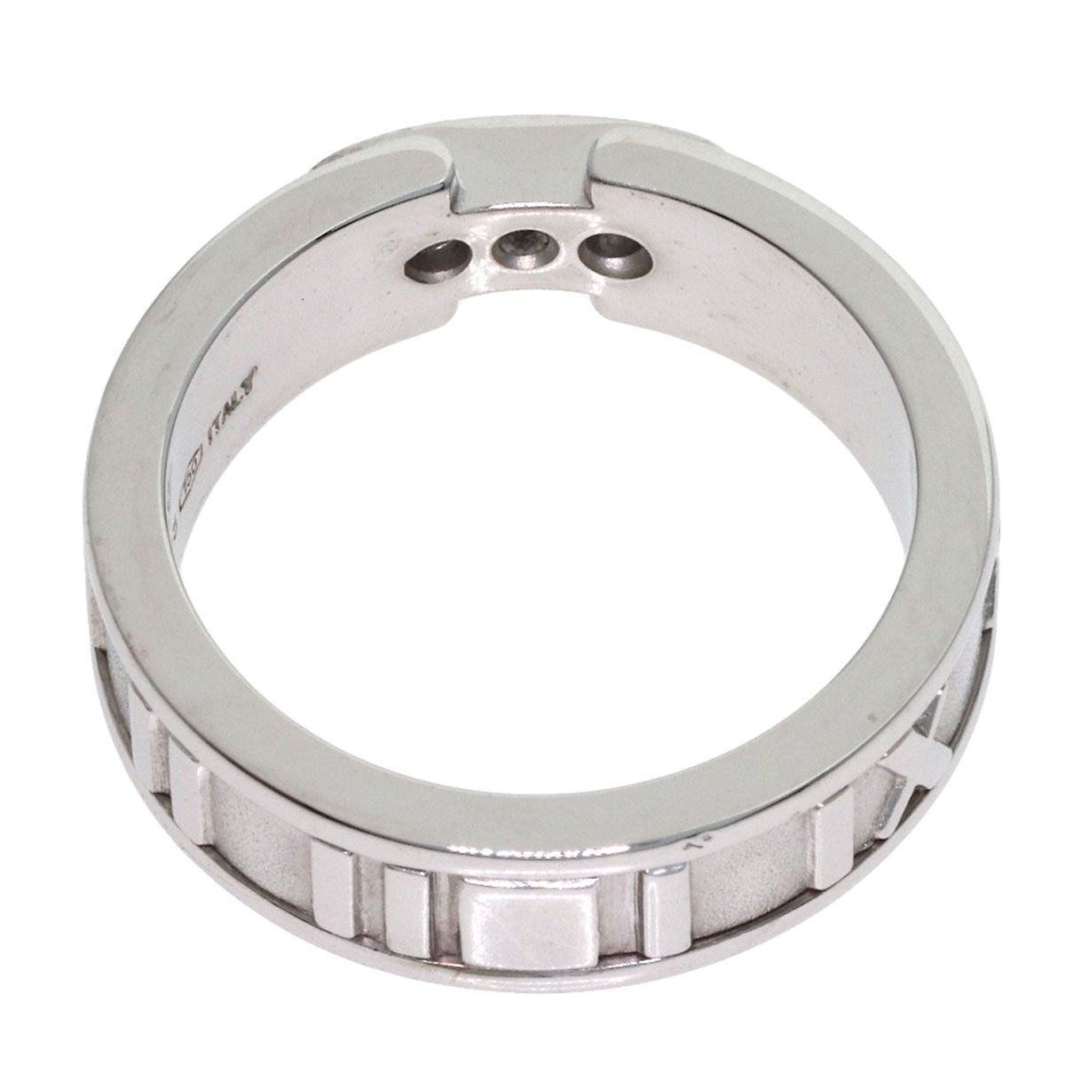 Tiffany & Co Atlas Diamond Ring 18k White Gold — view 4