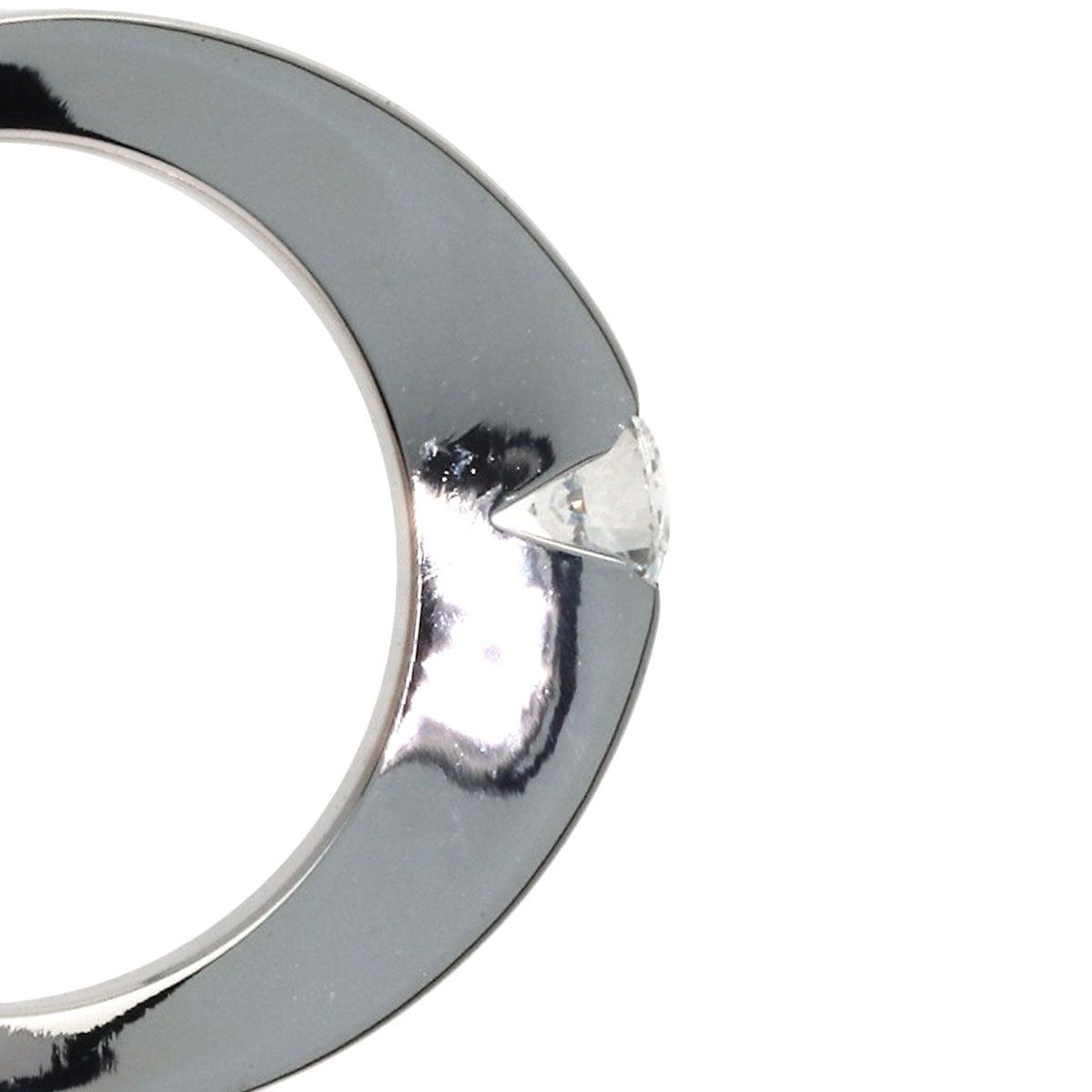 Cartier Date with Diamond 47 Ring 18k White Gold — view 9