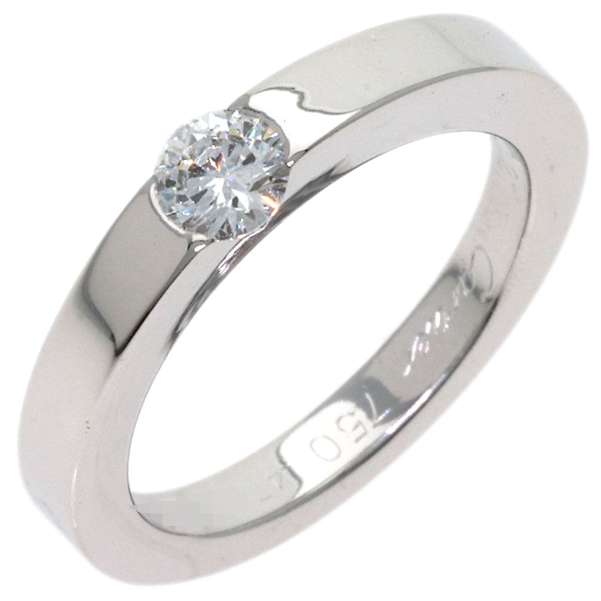 Cartier Date with Diamond 47 Ring 18k White Gold — view 2