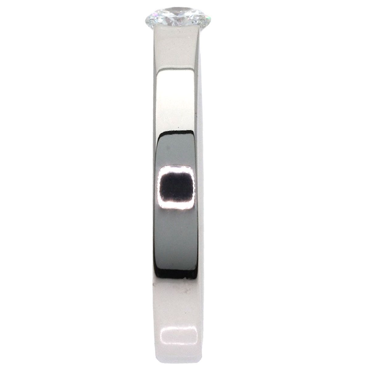 Cartier Date with Diamond 47 Ring 18k White Gold — view 3