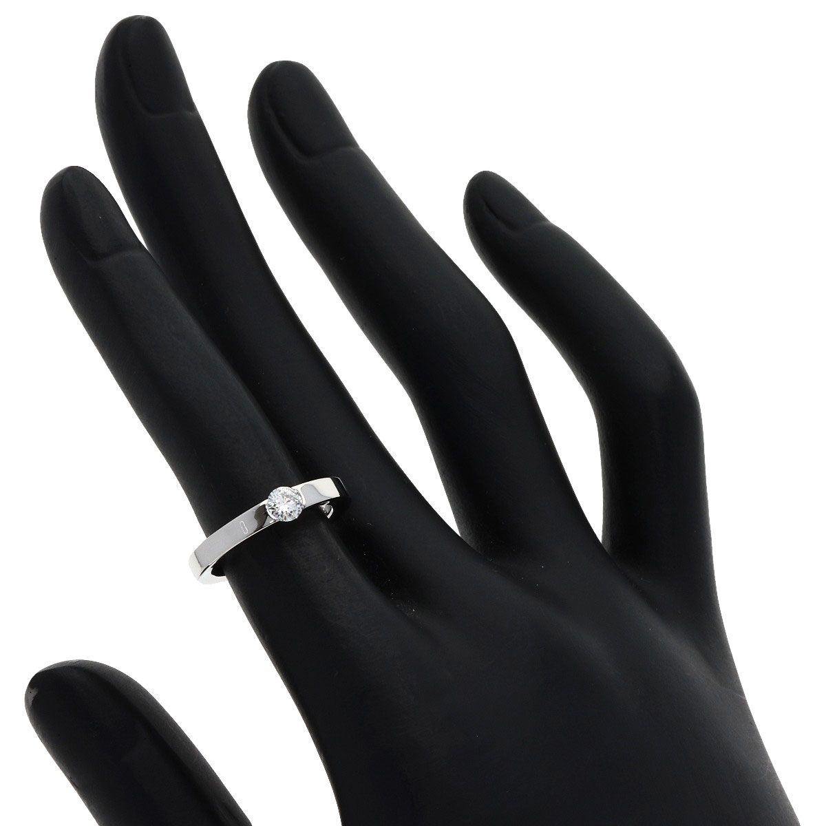 Cartier Date with Diamond 47 Ring 18k White Gold — view 7