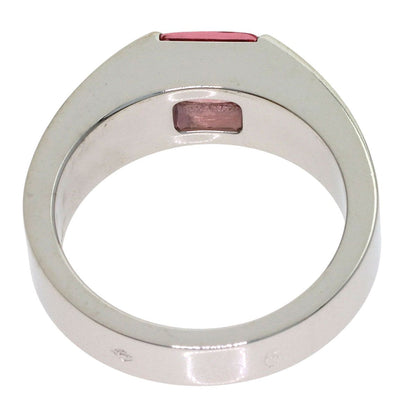 Cartier Tank Pink Tourmaline 52 Ring 18k White Gold — view 4